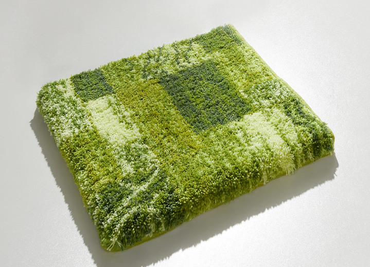 Badgarnituren - Supersofte Badvorleger aus dem Hause Grund, in Größe 100 (Vorleger halbrund, 50/ 80 cm) bis 112 (WC-Deckelbezug, 47/ 50 cm), in Farbe TÜRKIS Ansicht 3