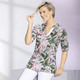 Shirts - Bezauberndes Shirt mit Kontrast-Blende – Farbe ROSA-GRÜN-ECRU – Ansicht 1 Shirts - Bezauberndes Shirt mit Kontrast-Blende, in Größe 038 bis 054, in Farbe ROSA-GRÜN-ECRU – Farbe ROSA-GRÜN-ECRU – Ansicht 1