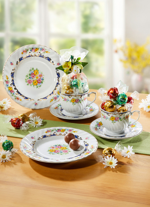 Ostern - Gedeck-Set aus feinstem Porzellan, in Farbe BUNT, in Ausführung 1 Gedeck 3-teilig Ansicht 1