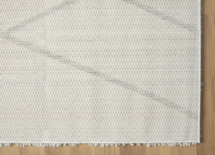 Modern - Traumhaft flauschige Shaggy-Brücken, -Galerien und -Teppiche, in Größe 111 (Brücke, 60x90 cm) bis 304 (Teppich, ø 150 cm), in Farbe CREME Ansicht 16