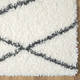 Modern - Traumhaft flauschige Shaggy-Brücken, -Galerien und -Teppiche, in Größe 111 (Brücke, 60x90 cm) bis 304 (Teppich, ø 150 cm), in Farbe CREME – Farbe CREME – Ansicht 7