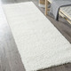 Modern - Traumhaft flauschige Brücken und Teppiche in Shaggy-Qualität – Farbe CREME – Ansicht 5 Modern - Traumhaft flauschige Brücken und Teppiche in Shaggy-Qualität, in Größe 111 (Brücke 60x90 cm) bis 304 (Teppich rund ø 150 cm), in Farbe HELLBLAU – Farbe CREME – Ansicht 5