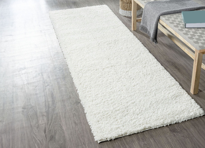 Modern - Traumhaft flauschige Brücken und Teppiche in Shaggy-Qualität Ansicht 42 Modern - Traumhaft flauschige Brücken und Teppiche in Shaggy-Qualität, in Größe 111 (Brücke 60x90 cm) bis 304 (Teppich rund ø 150 cm), in Farbe HELLBLAU Ansicht 42