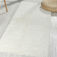 Modern - Traumhaft flauschige Brücken und Teppiche in Shaggy-Qualität – Farbe CREME – Ansicht 4 Modern - Traumhaft flauschige Brücken und Teppiche in Shaggy-Qualität, in Größe 111 (Brücke 60x90 cm) bis 304 (Teppich rund ø 150 cm), in Farbe HELLBLAU – Farbe CREME – Ansicht 4