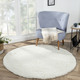 Modern - Traumhaft flauschige Brücken und Teppiche in Shaggy-Qualität – Farbe CREME – Ansicht 1 Modern - Traumhaft flauschige Brücken und Teppiche in Shaggy-Qualität, in Größe 111 (Brücke 60x90 cm) bis 304 (Teppich rund ø 150 cm), in Farbe HELLBLAU – Farbe CREME – Ansicht 1