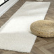 Modern - Traumhaft flauschige Brücken und Teppiche in Shaggy-Qualität – Farbe CREME – Ansicht 3 Modern - Traumhaft flauschige Brücken und Teppiche in Shaggy-Qualität, in Größe 111 (Brücke 60x90 cm) bis 304 (Teppich rund ø 150 cm), in Farbe HELLBLAU – Farbe CREME – Ansicht 3