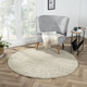 Modern - Traumhaft flauschige Brücken und Teppiche in Shaggy-Qualität – Farbe BEIGE – Ansicht 1 Modern - Traumhaft flauschige Brücken und Teppiche in Shaggy-Qualität, in Größe 111 (Brücke 60x90 cm) bis 304 (Teppich rund ø 150 cm), in Farbe HELLBLAU – Farbe BEIGE – Ansicht 1