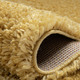 Modern - Traumhaft flauschige Brücken und Teppiche in Shaggy-Qualität – Farbe GOLD – Ansicht 2 Modern - Traumhaft flauschige Brücken und Teppiche in Shaggy-Qualität, in Größe 111 (Brücke 60x90 cm) bis 304 (Teppich rund ø 150 cm), in Farbe HELLBLAU – Farbe GOLD – Ansicht 2