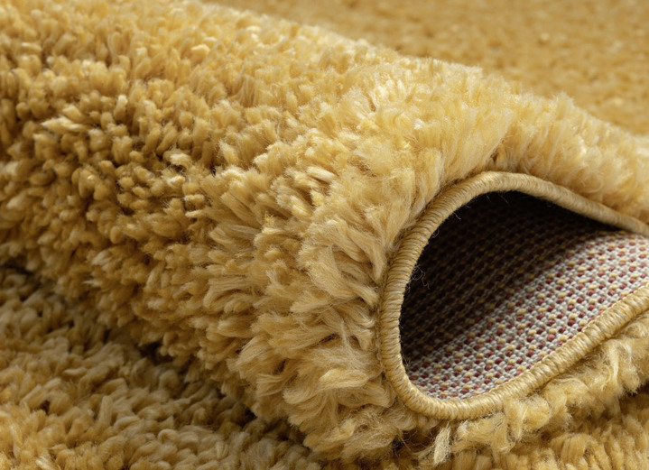 Modern - Traumhaft flauschige Brücken und Teppiche in Shaggy-Qualität, in Größe 111 (Brücke 60x90 cm) bis 304 (Teppich rund ø 150 cm), in Farbe CREME Ansicht 9