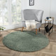 Modern - Traumhaft flauschige Brücken und Teppiche in Shaggy-Qualität – Farbe HELLGRÜN – Ansicht 1 Modern - Traumhaft flauschige Brücken und Teppiche in Shaggy-Qualität, in Größe 111 (Brücke 60x90 cm) bis 304 (Teppich rund ø 150 cm), in Farbe HELLBLAU – Farbe HELLGRÜN – Ansicht 1