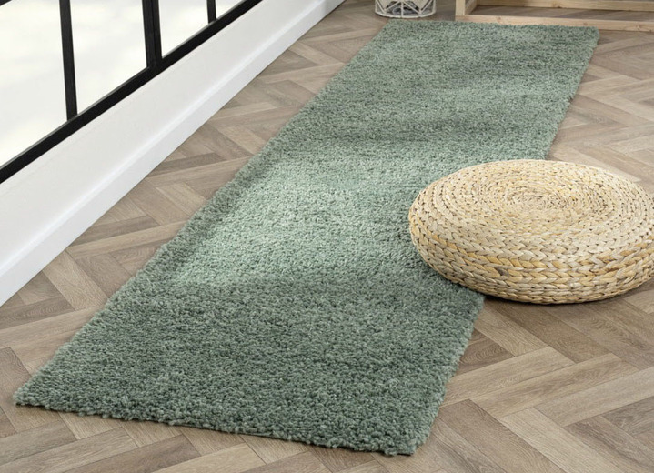 Modern - Traumhaft flauschige Brücken und Teppiche in Shaggy-Qualität Ansicht 28 Modern - Traumhaft flauschige Brücken und Teppiche in Shaggy-Qualität, in Größe 111 (Brücke 60x90 cm) bis 304 (Teppich rund ø 150 cm), in Farbe HELLBLAU Ansicht 28