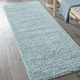 Modern - Traumhaft flauschige Brücken und Teppiche in Shaggy-Qualität – Farbe HELLBLAU – Ansicht 1 Modern - Traumhaft flauschige Brücken und Teppiche in Shaggy-Qualität, in Größe 111 (Brücke 60x90 cm) bis 304 (Teppich rund ø 150 cm), in Farbe HELLBLAU – Farbe HELLBLAU – Ansicht 1