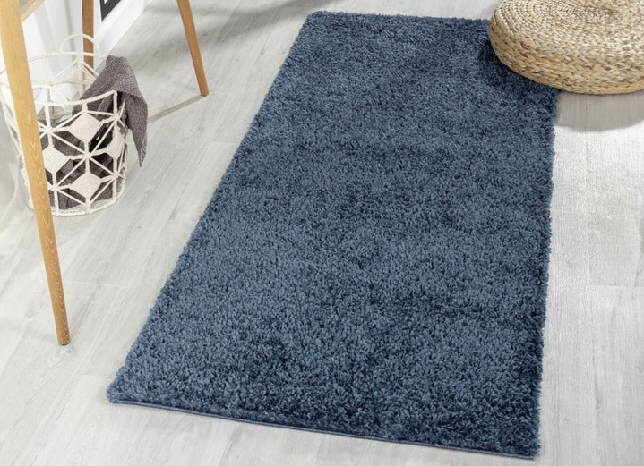 Modern - Traumhaft flauschige Brücken und Teppiche in Shaggy-Qualität Ansicht 26 Modern - Traumhaft flauschige Brücken und Teppiche in Shaggy-Qualität, in Größe 111 (Brücke 60x90 cm) bis 304 (Teppich rund ø 150 cm), in Farbe HELLBLAU Ansicht 26