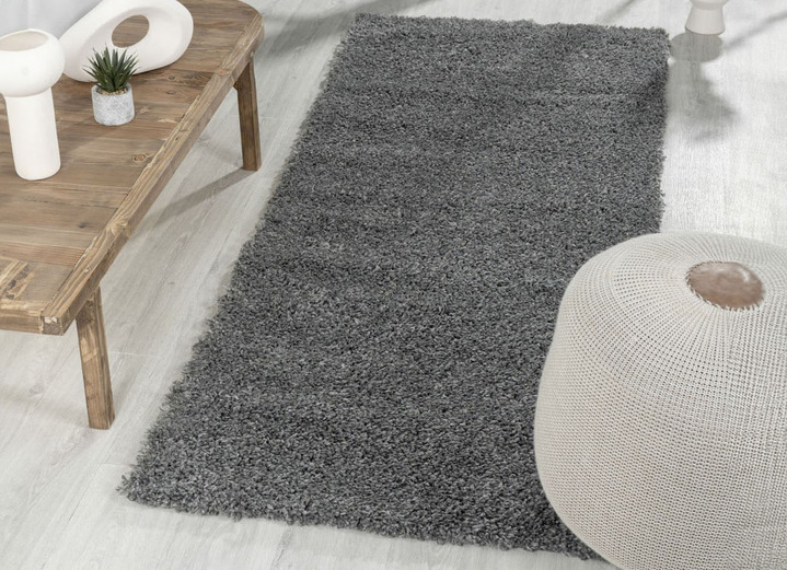 Modern - Traumhaft flauschige Brücken und Teppiche in Shaggy-Qualität Ansicht 45 Modern - Traumhaft flauschige Brücken und Teppiche in Shaggy-Qualität, in Größe 111 (Brücke 60x90 cm) bis 304 (Teppich rund ø 150 cm), in Farbe HELLBLAU Ansicht 45