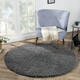 Modern - Traumhaft flauschige Brücken und Teppiche in Shaggy-Qualität – Farbe GRAU – Ansicht 1 Modern - Traumhaft flauschige Brücken und Teppiche in Shaggy-Qualität, in Größe 111 (Brücke 60x90 cm) bis 304 (Teppich rund ø 150 cm), in Farbe HELLBLAU – Farbe GRAU – Ansicht 1