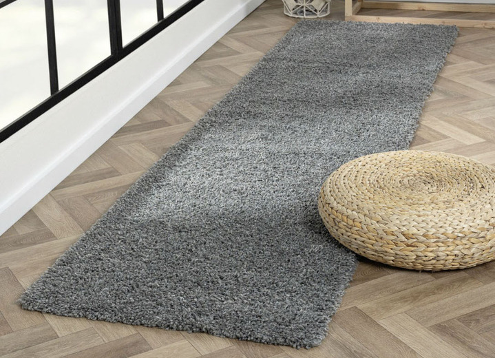 Modern - Traumhaft flauschige Brücken und Teppiche in Shaggy-Qualität Ansicht 43 Modern - Traumhaft flauschige Brücken und Teppiche in Shaggy-Qualität, in Größe 111 (Brücke 60x90 cm) bis 304 (Teppich rund ø 150 cm), in Farbe HELLBLAU Ansicht 43