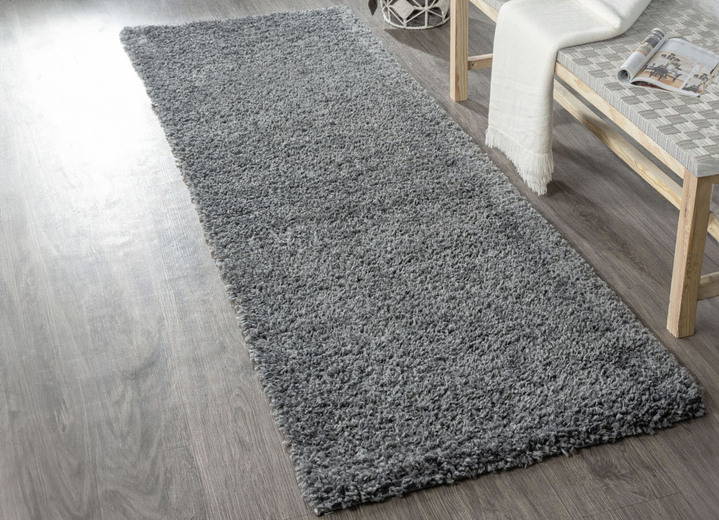 Modern - Traumhaft flauschige Brücken und Teppiche in Shaggy-Qualität Ansicht 23 Modern - Traumhaft flauschige Brücken und Teppiche in Shaggy-Qualität, in Größe 111 (Brücke 60x90 cm) bis 304 (Teppich rund ø 150 cm), in Farbe HELLBLAU Ansicht 23