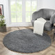 Modern - Traumhaft flauschige Brücken und Teppiche in Shaggy-Qualität – Farbe DUNKELGRAU – Ansicht 1 Modern - Traumhaft flauschige Brücken und Teppiche in Shaggy-Qualität, in Größe 111 (Brücke 60x90 cm) bis 304 (Teppich rund ø 150 cm), in Farbe HELLBLAU – Farbe DUNKELGRAU – Ansicht 1