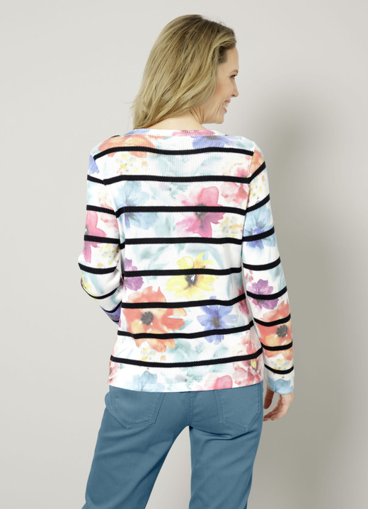 - Pullover mit edlem Floraldruck, in Größe 038 bis 052, in Farbe MULTICOLOR Ansicht 4