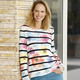 - Pullover mit edlem Floraldruck, in Größe 038 bis 052, in Farbe MULTICOLOR – Farbe MULTICOLOR – Ansicht 1