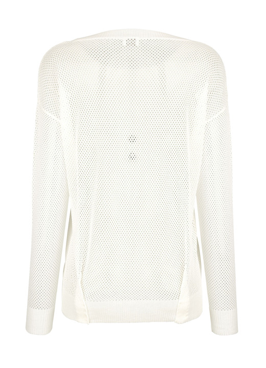 SALE - Pullover in Feinstrick, in Größe 038 bis 052, in Farbe ECRU Ansicht 11
