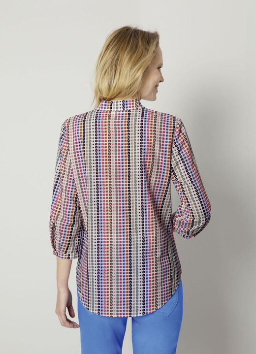 - Bluse mit grafischem Druck, in Größe 038 bis 052, in Farbe MULTICOLOR Ansicht 4