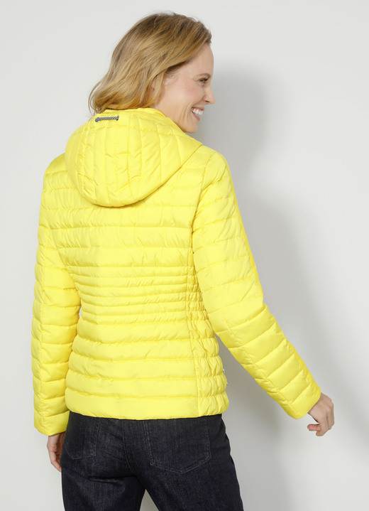 - Steppjacke mit recyceltem Materialanteil, in Größe 038 bis 052, in Farbe ZITRONENGELB Ansicht 4