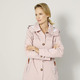 Kurz - Jacke mit abnehmbarer Kapuze – Farbe ROSÉ – Ansicht 2 Kurz - Jacke mit abnehmbarer Kapuze, in Größe 038 bis 052, in Farbe ROSÉ – Farbe ROSÉ – Ansicht 2