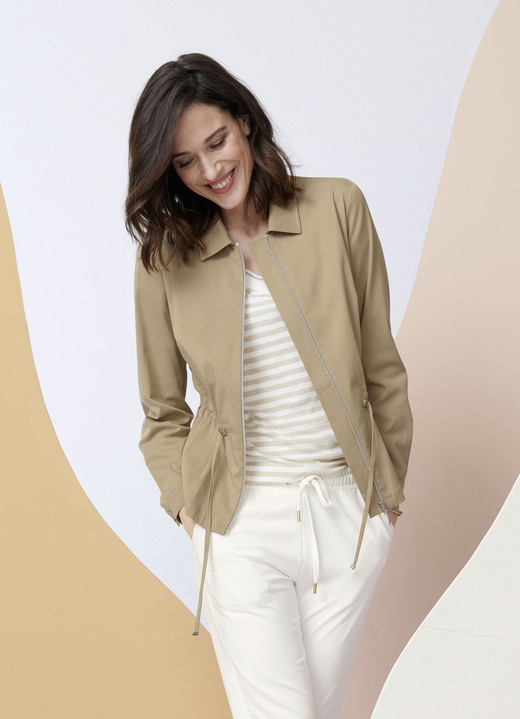 Blazer - Blazer mit Umlegekragen Blazer - Blazer mit Umlegekragen, in Größe 038 bis 052, in Farbe BEIGE