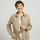 Blazer - Blazer mit Umlegekragen, in Größe 038 bis 052, in Farbe BEIGE – Farbe BEIGE – Ansicht 3