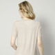 Shirts - Shirt mit allover Ringel-Dessin – Farbe SAND-WEISS – Ansicht 2 Shirts - Shirt mit allover Ringel-Dessin, in Größe 038 bis 052, in Farbe SAND-WEISS – Farbe SAND-WEISS – Ansicht 2