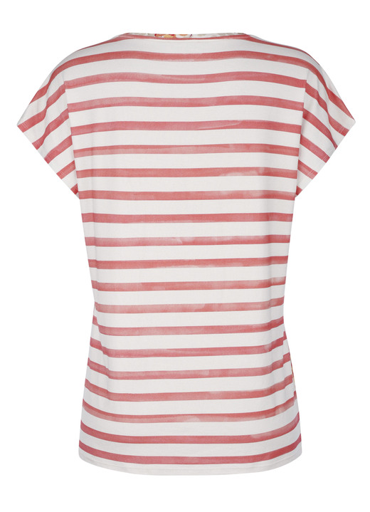 Kurzarm - Shirt mit farbenfrohem Mustermix, in Größe 038 bis 052, in Farbe ROT-ECRU Ansicht 6