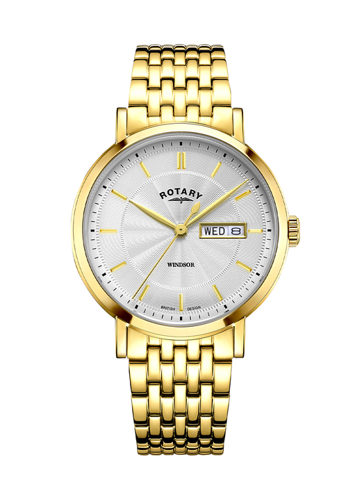 Quartzuhren - Rotary Quartz-Herrenuhr aus der Serie Windsor, in Farbe  Ansicht 3