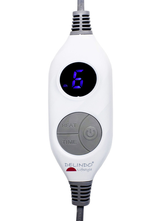 Wärme & Entspannung - XXL-Heizdecke in Lammfell-Optik, in Farbe BEIGE Ansicht 3