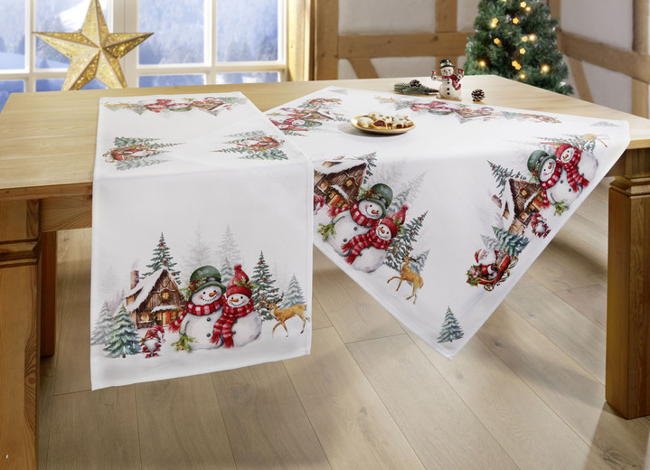 Heimtextilien - Tisch- und Raumdekoration, in Größe 101 (Deckchen, 35/ 50 cm) bis 404 (Kissenbezug, 40/ 40 cm), in Farbe BUNT Ansicht 2