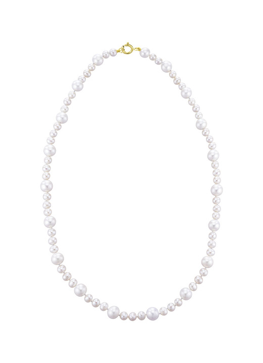 Halsketten - Süßwasser-Zuchtperlenkette, in Farbe  Ansicht 2