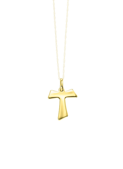 Anhänger - Eleganz in jeder Hinsicht: Der Kreuz-Tau-Anhänger Ansicht 2 Anhänger - Eleganz in jeder Hinsicht: Der Kreuz-Tau-Anhänger, in Farbe  Ansicht 2