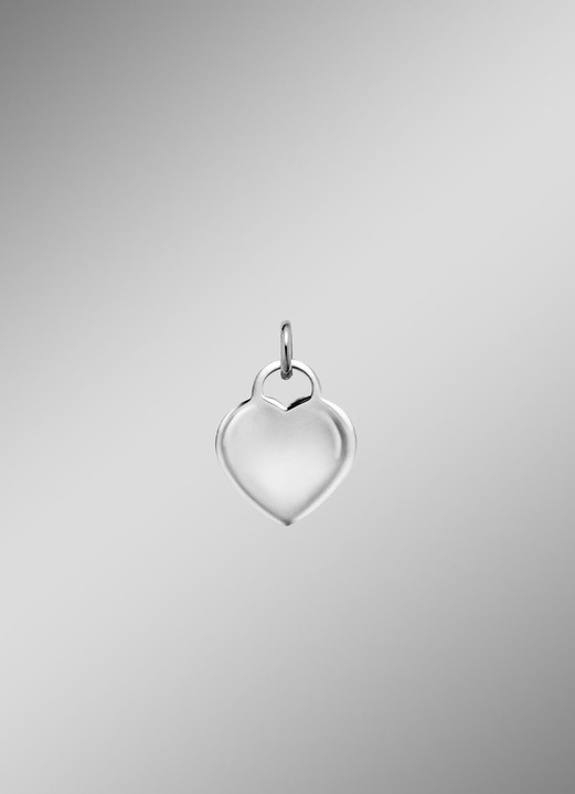 Anhänger - Ein tolles Geschenk: Herz-Anhänger aus Gold 585/- fein, in Farbe  Ansicht 3