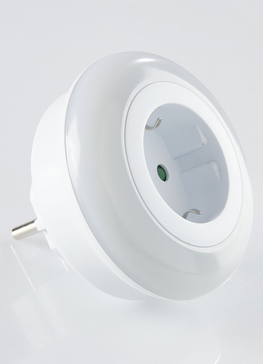 - LED-Nachtlichtsteckdose, in Farbe WEISS Ansicht 2