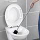 - Extra lange WC-Bürste, in Farbe SILBER-GRAU-SCHWARZ – Farbe SILBER-GRAU-SCHWARZ – Ansicht 1
