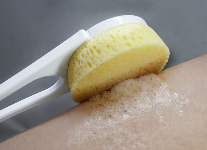 Badhilfen - Körperpflege Set, 3-teilig, in Farbe WEISS-BLAU Ansicht 4