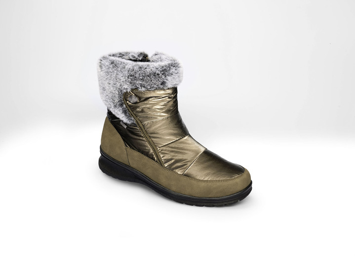 Stiefel & Stiefeletten - Winterstiefel mit Kunstpelzrand Ansicht 4 Stiefel & Stiefeletten - Winterstiefel mit Kunstpelzrand, in Größe 036 bis 042, in Farbe BLAU Ansicht 4