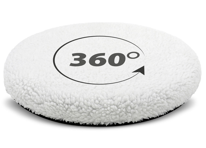 Gesundheit - Dreh-Sitzkissen von Relaxvital Ansicht 2 Gesundheit - Dreh-Sitzkissen von Relaxvital, in Farbe GRAU-WEISS Ansicht 2