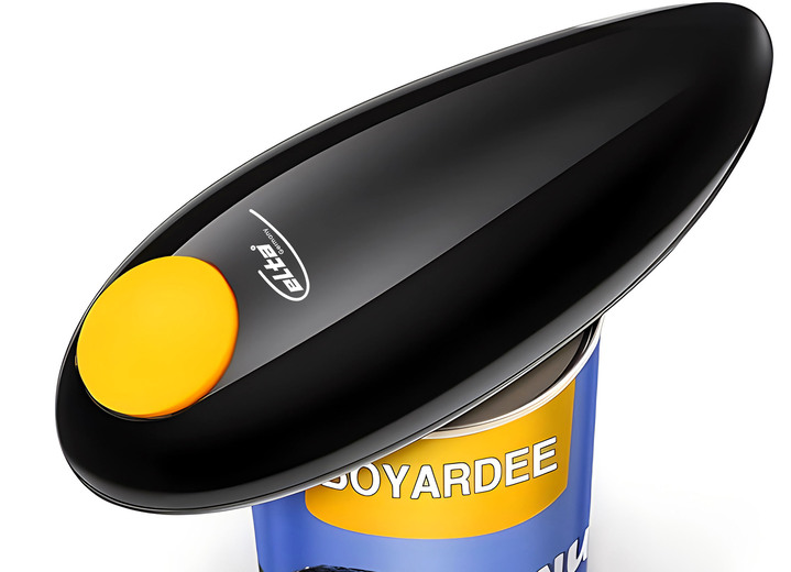 Haushaltshelfer - Vollautomatischer Dosenöffner, in Farbe SCHWARZ Ansicht 2