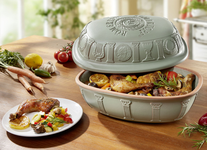 Bräter & Auflaufformen - Römertopf für die gesundheitsbewusste Küche, in Farbe TERRACOTTA Ansicht 3