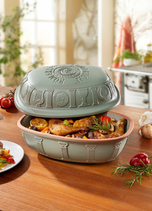 Bräter & Auflaufformen - Römertopf für die gesundheitsbewusste Küche, in Farbe TERRACOTTA Ansicht 2