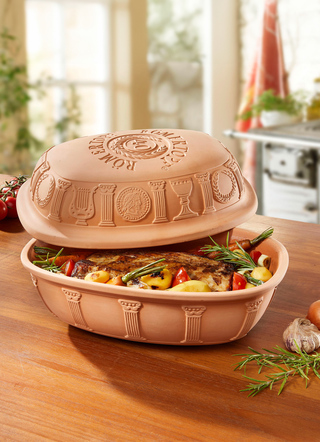 Bräter & Auflaufformen - Römertopf für die gesundheitsbewusste Küche, in Farbe TERRACOTTA