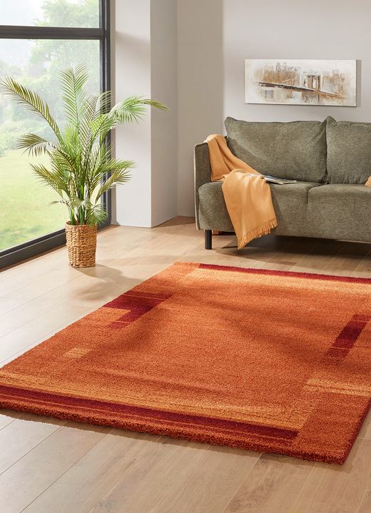 - Brücken und Teppiche für Fußbodenheizung geeignet, in Größe 111 (Brücke, 60x110 cm) bis 282 (Teppich, 200x290 cm), in Farbe TERRA Ansicht 2