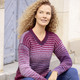 Pullover - Pullover mit Farbverlauf – Farbe BEERE-LILA-MULTICOLOR – Ansicht 2 Pullover - Pullover mit Farbverlauf, in Größe L(44/46) bis XXL(52/54), in Farbe BEERE-LILA-MULTICOLOR – Farbe BEERE-LILA-MULTICOLOR – Ansicht 2