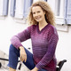 Pullover - Pullover mit Farbverlauf – Farbe BEERE-LILA-MULTICOLOR – Ansicht 4 Pullover - Pullover mit Farbverlauf, in Größe L(44/46) bis XXL(52/54), in Farbe BEERE-LILA-MULTICOLOR – Farbe BEERE-LILA-MULTICOLOR – Ansicht 4